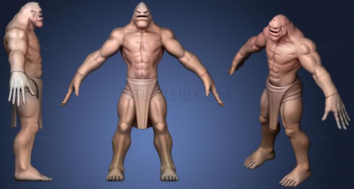 3D model Barbarian (STL)